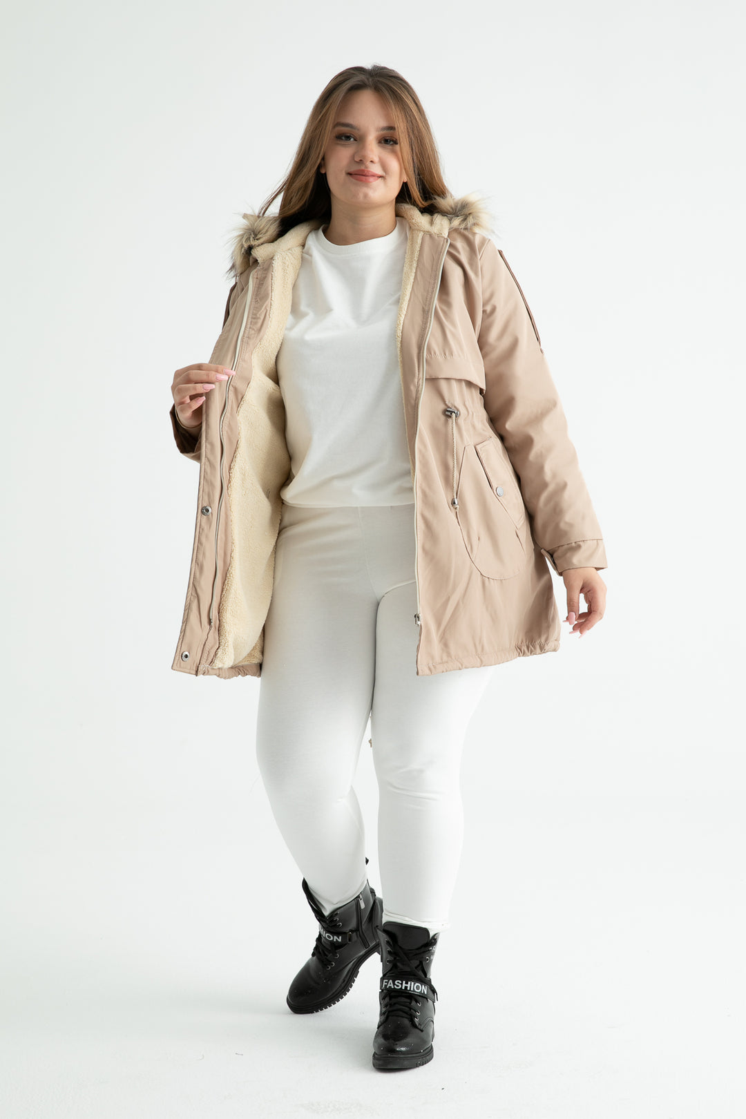 MPL Women Plus Plus Size Coat 60105 - Озеро Эльсинор