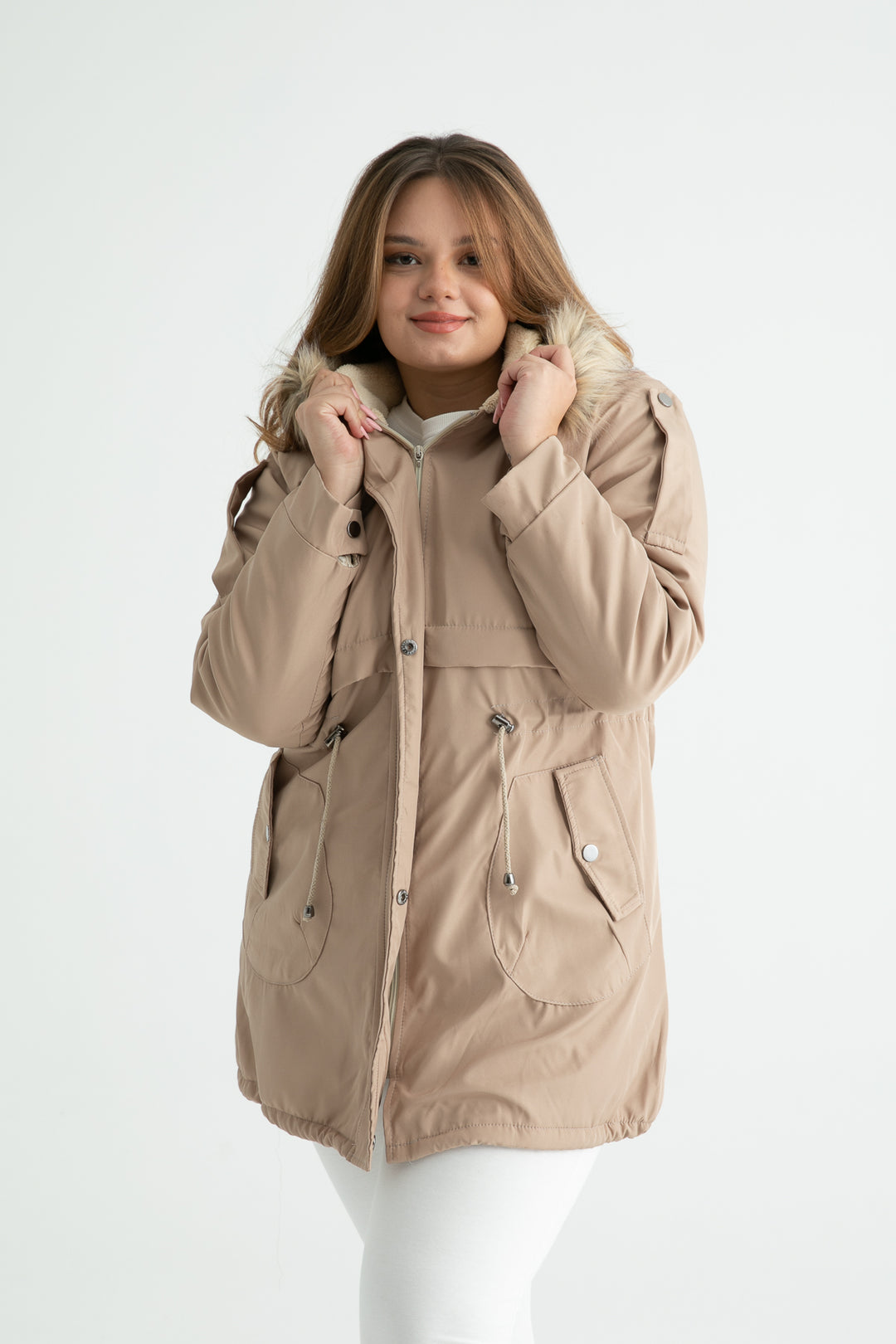 MPL Women Plus Plus Size Coat 60105 - Озеро Эльсинор