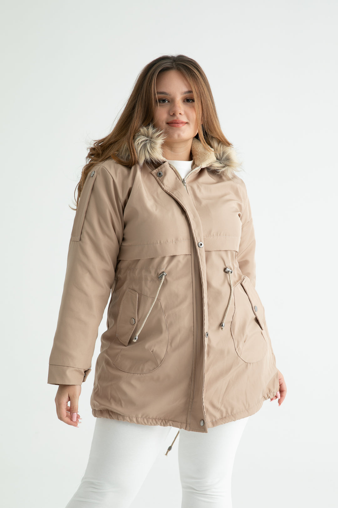 MPL Women Plus Plus Size Coat 60105 - Озеро Эльсинор