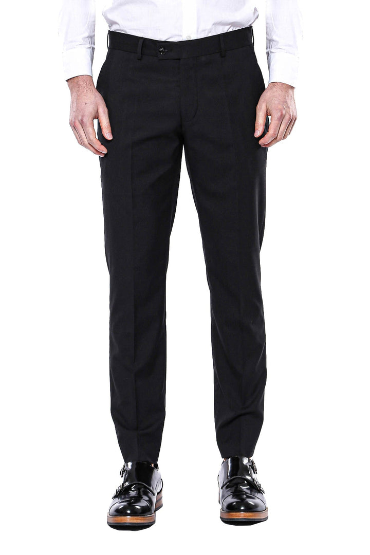 WSS Plain Men Black Pants  - Singen