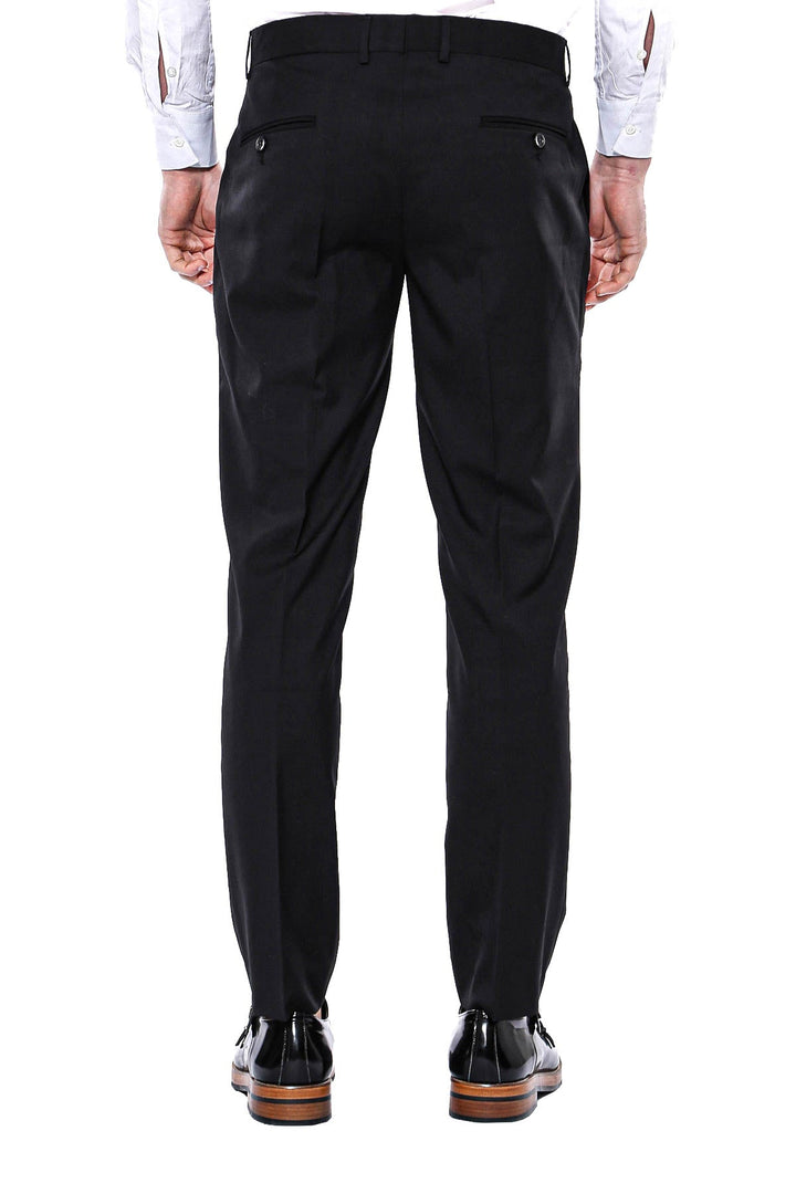 WSS Plain Men Black Pants  - Singen