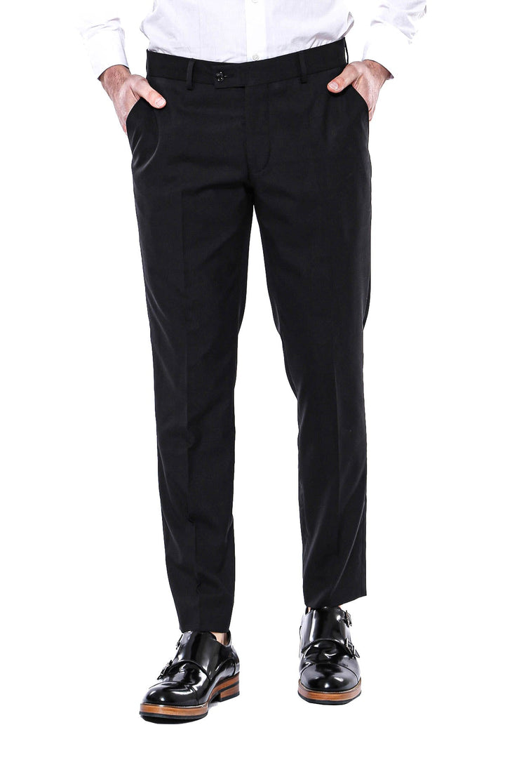 WSS Plain Men Black Pants  - Singen