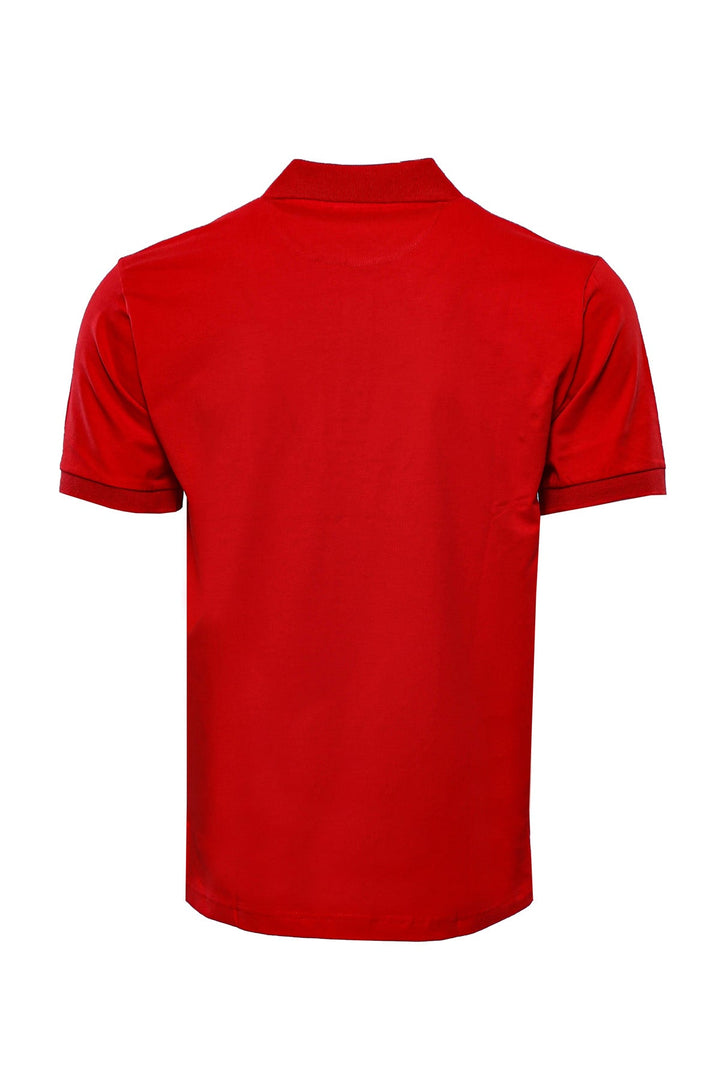 WSS Plain Red Polo Collar T-Shirt  - Singen