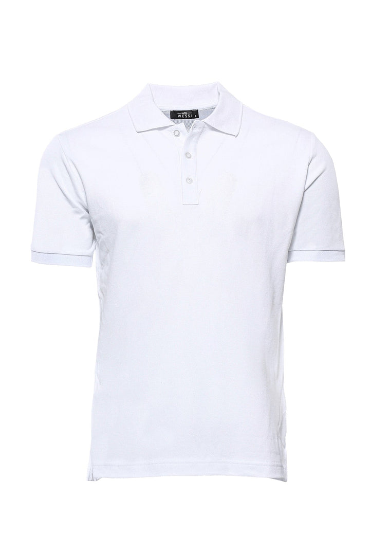 WSS Oxford White Polo Collar T-shirt  - Singen