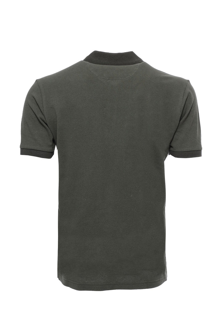 WSS Khaki Polo Collar T-shirt  - Singen