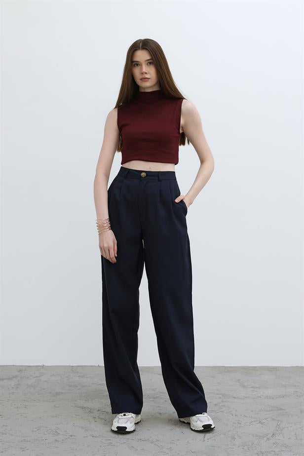 RYN TROUSERS - Navy Blue - Sunbury