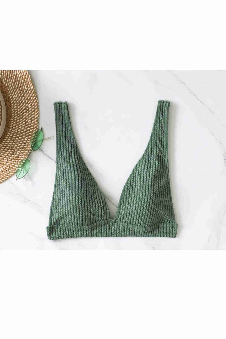 IGR Women Angels Special Fabric Bikini Top Green - Sokhumi