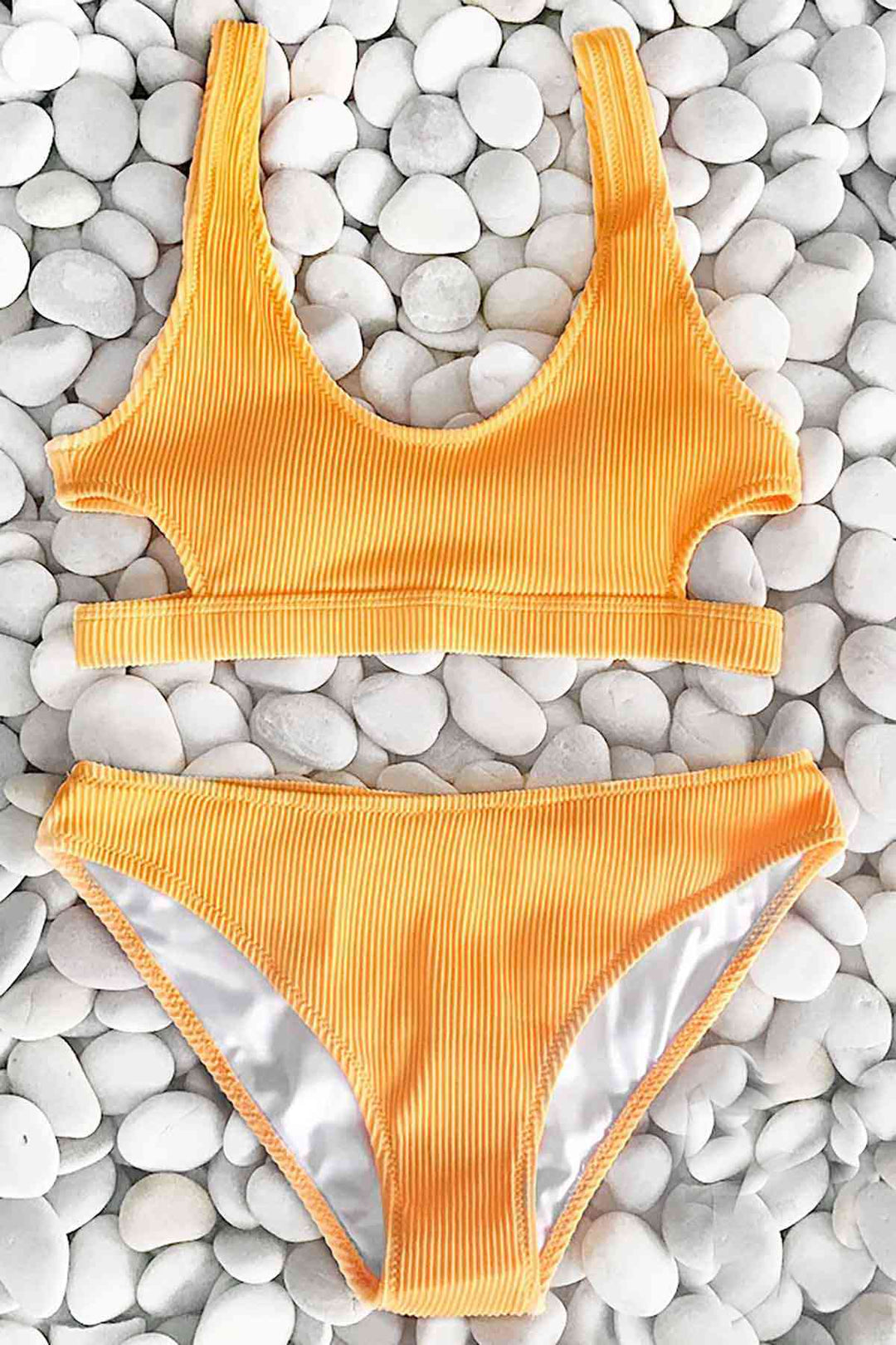 IGR Women Angels Special Fabric Bikini Set Yellow - Horishni Plavni