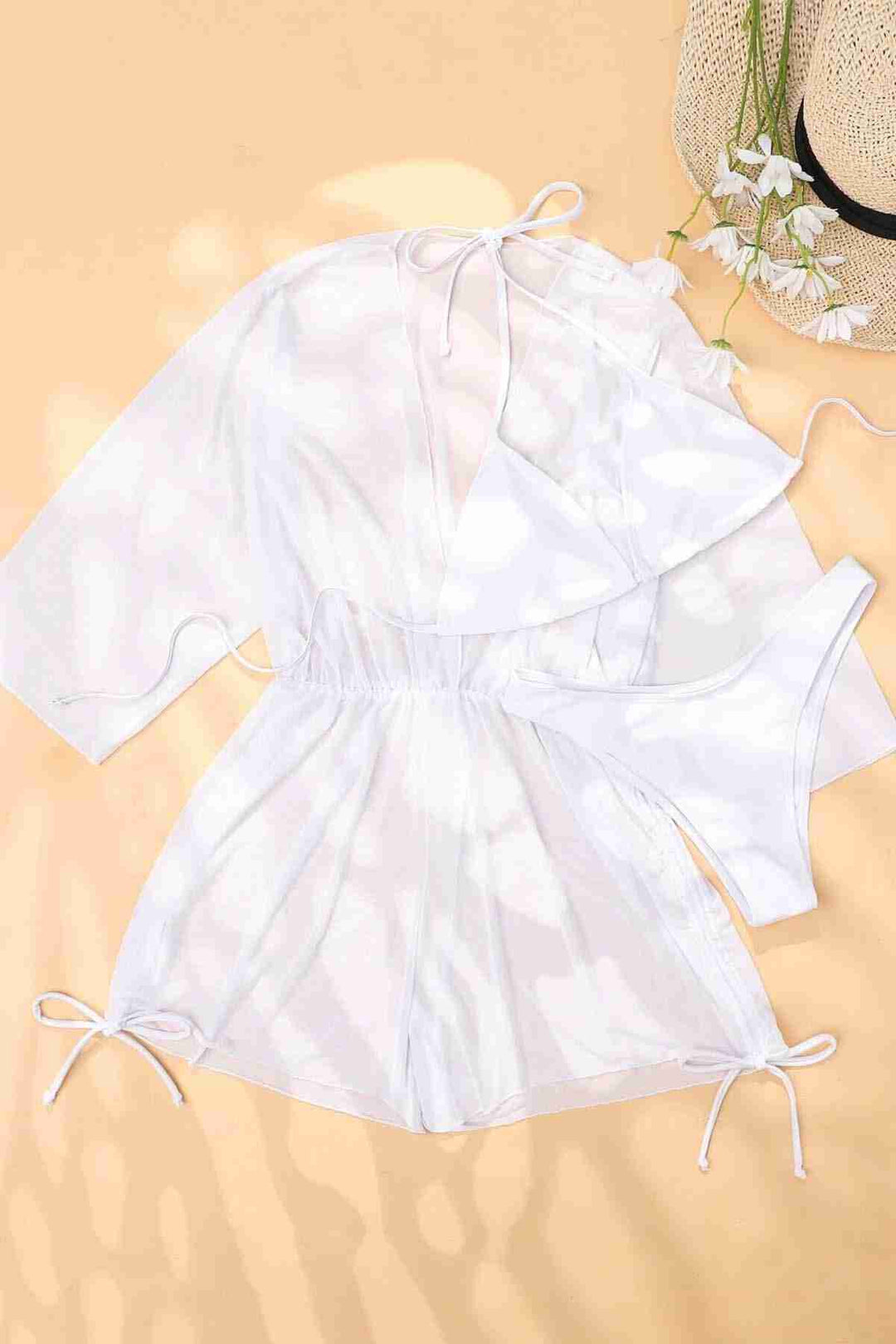 IGR Women Angelsin Chiffon Pareo Beach Play Play Crave Up Kimono White - Drohobych