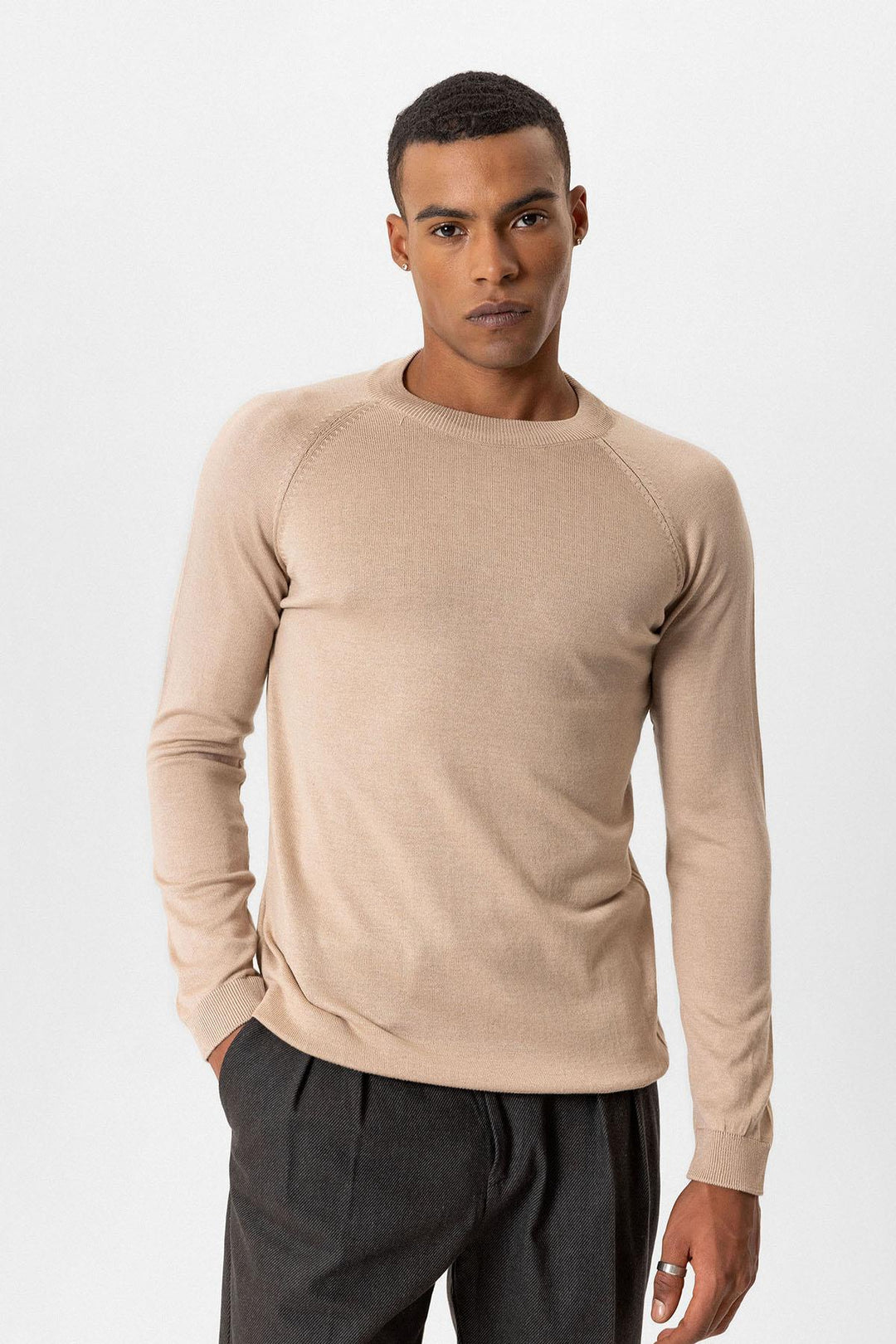 ANT Crew Neck Slim Fit Knitwear Sweater - Covington