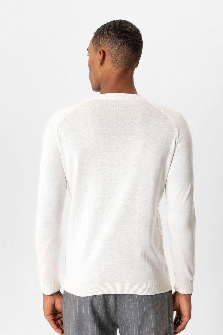 ANT Crew Neck Slim Fit Knitwear Sweater - Carmen