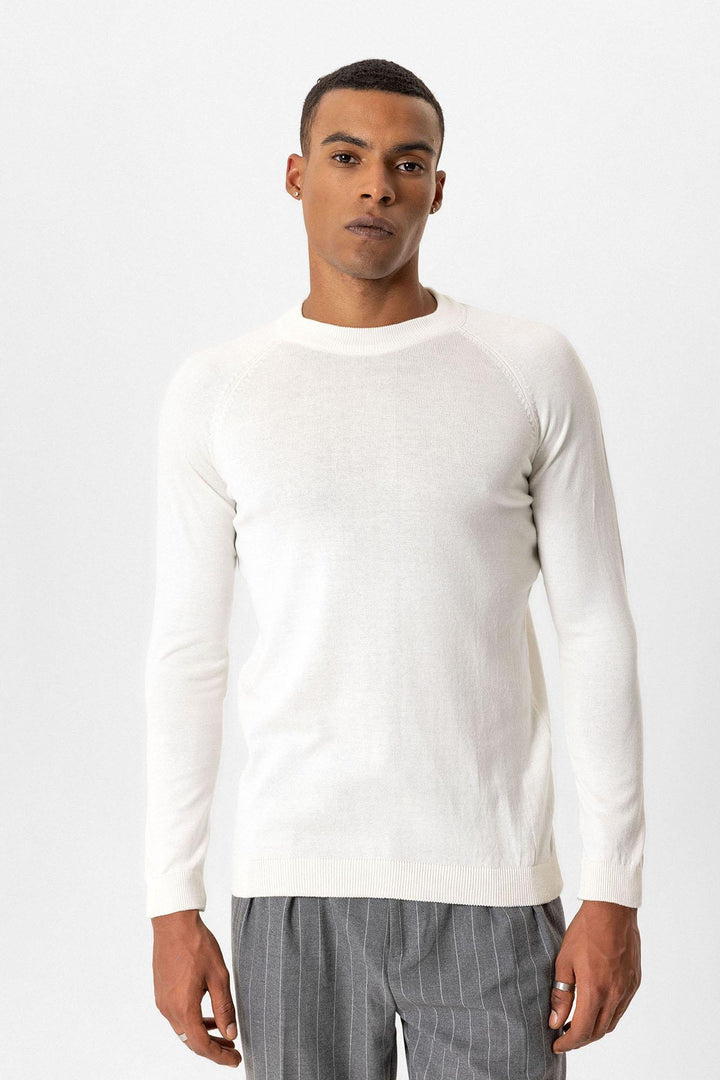 ANT Crew Neck Slim Fit Knitwear Sweater - Carmen