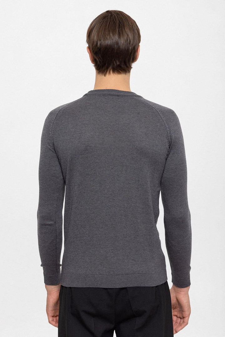 ANT Crew Neck Slim Fit Knitwear Sweater - Hicksville