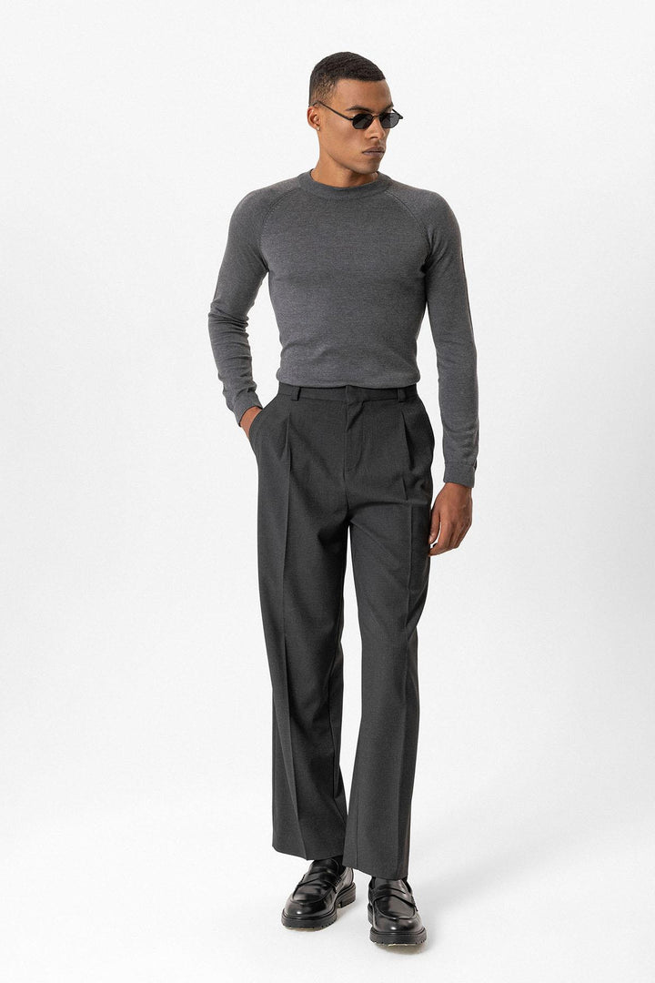 ANT Crew Neck Slim Fit Knitwear Sweater - Hicksville