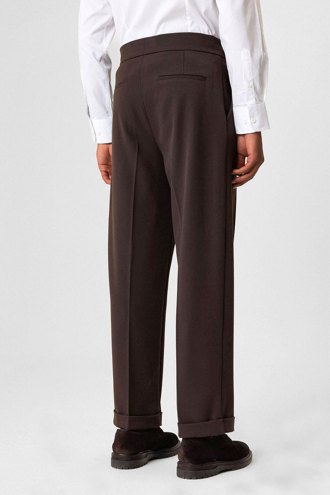 ANT Buckle Detailed Pleated High Waist Men's Trousers - Halton Hills