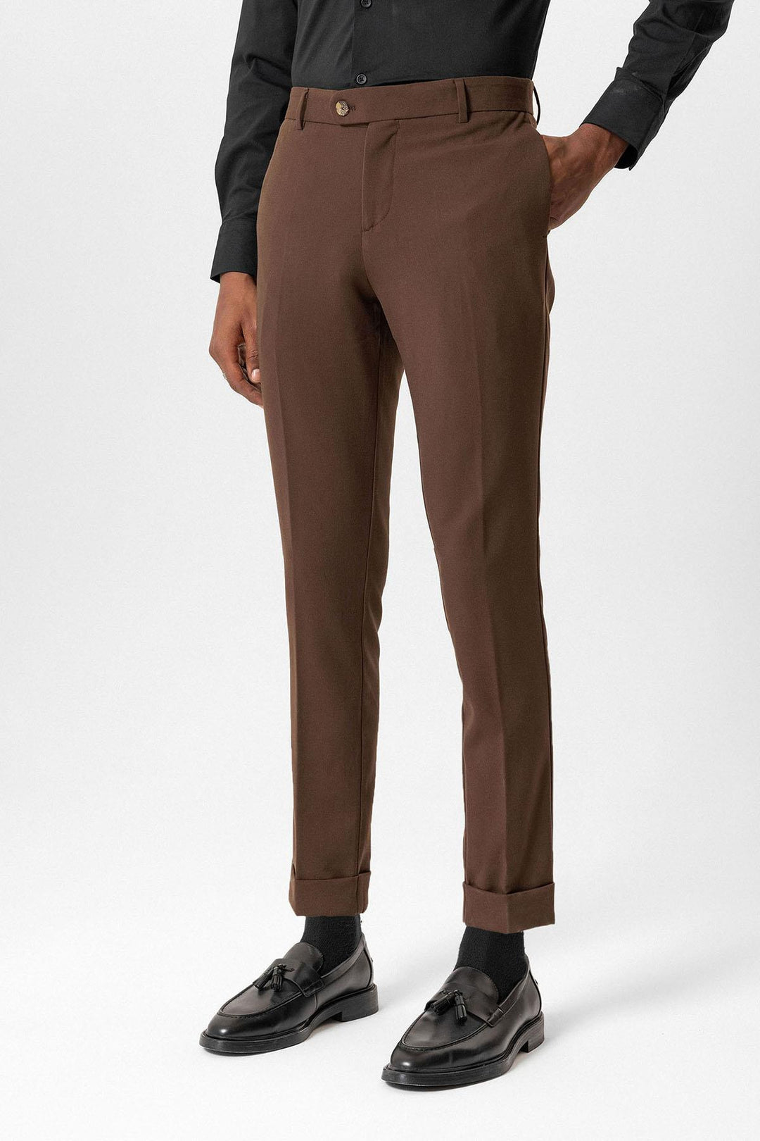 ANT Regular Fit Double Leg Men's Trousers - Glenview