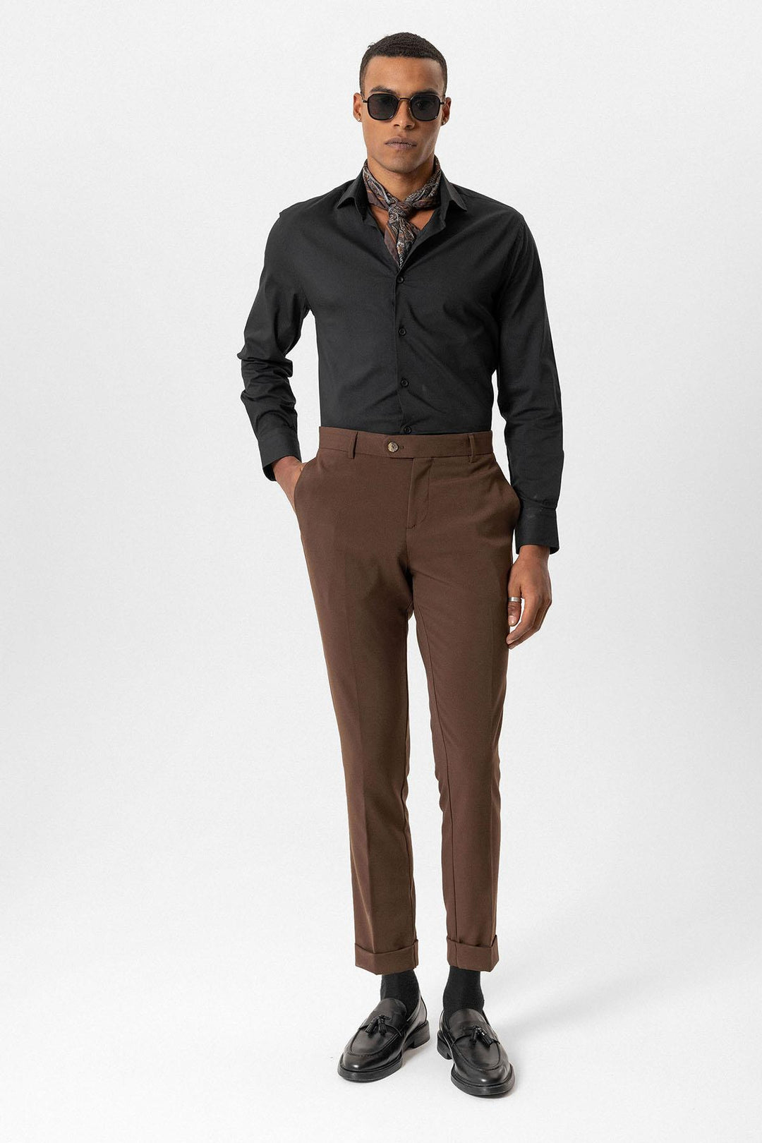 ANT Regular Fit Double Leg Men's Trousers - Glenview