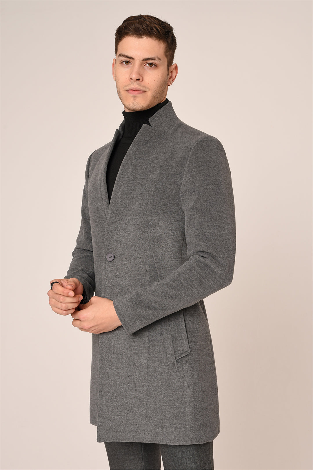 ANT Wool Blended Men's Cachet Coat - Old Bridge