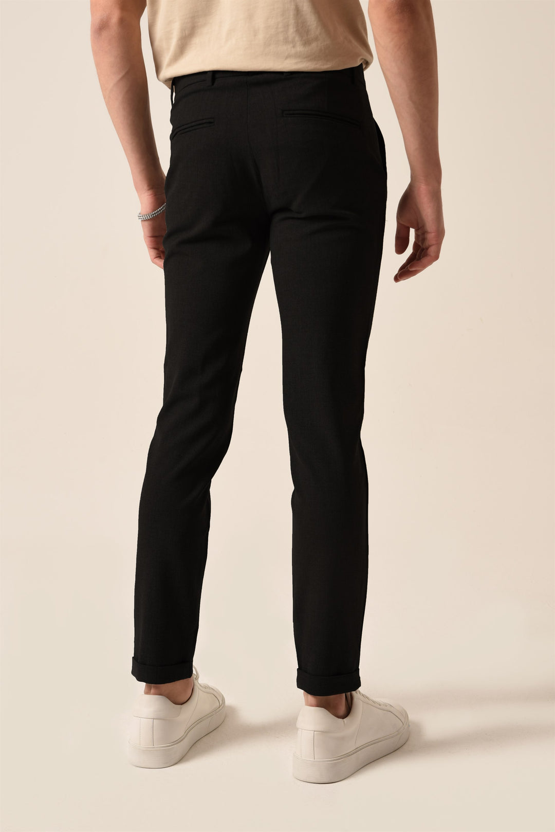 ANT Men's Slim Fit Accessory Trousers - Plano