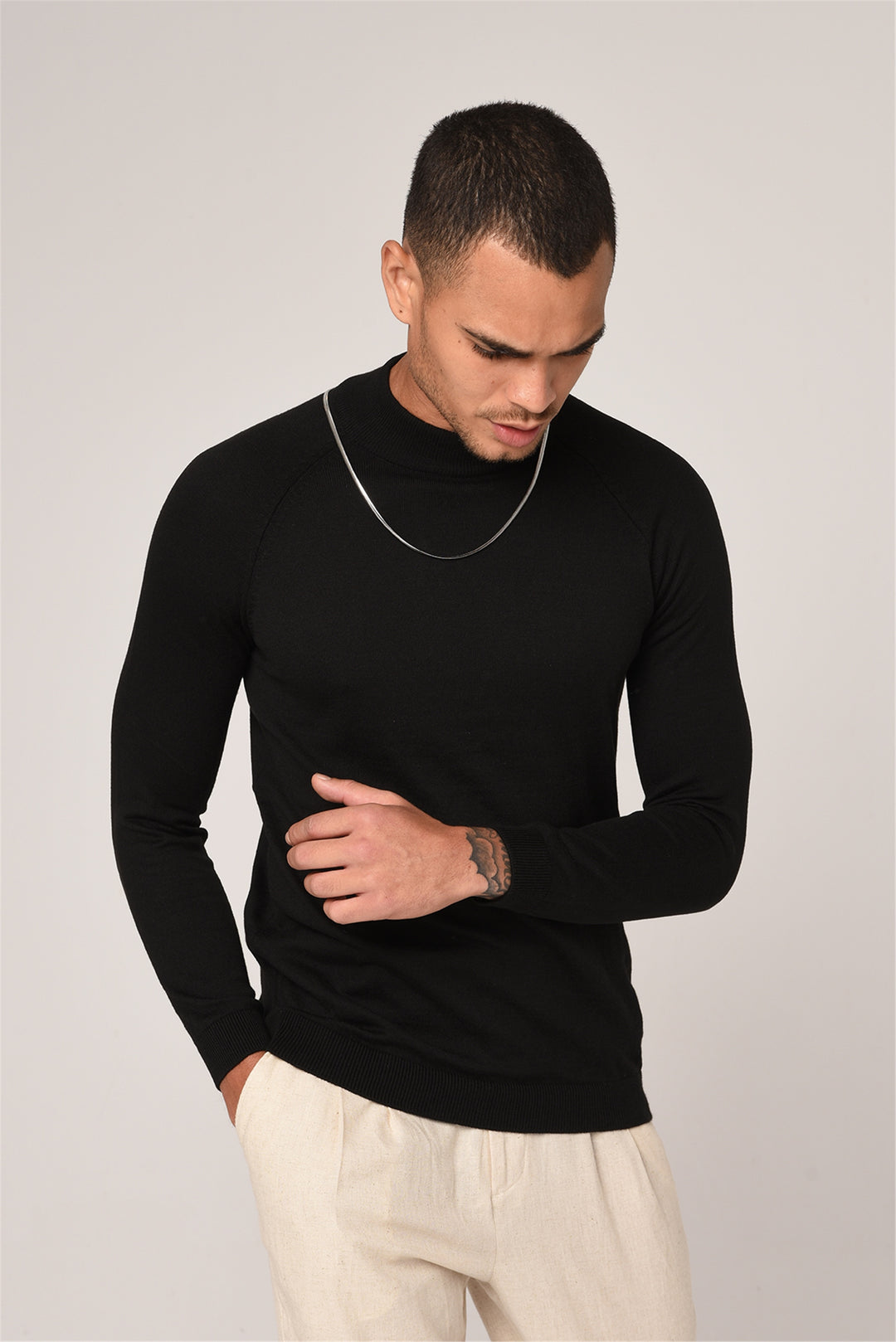 ANT Half Turtleneck Slim Fit Knitwear Sweater - San Adrián de Besós