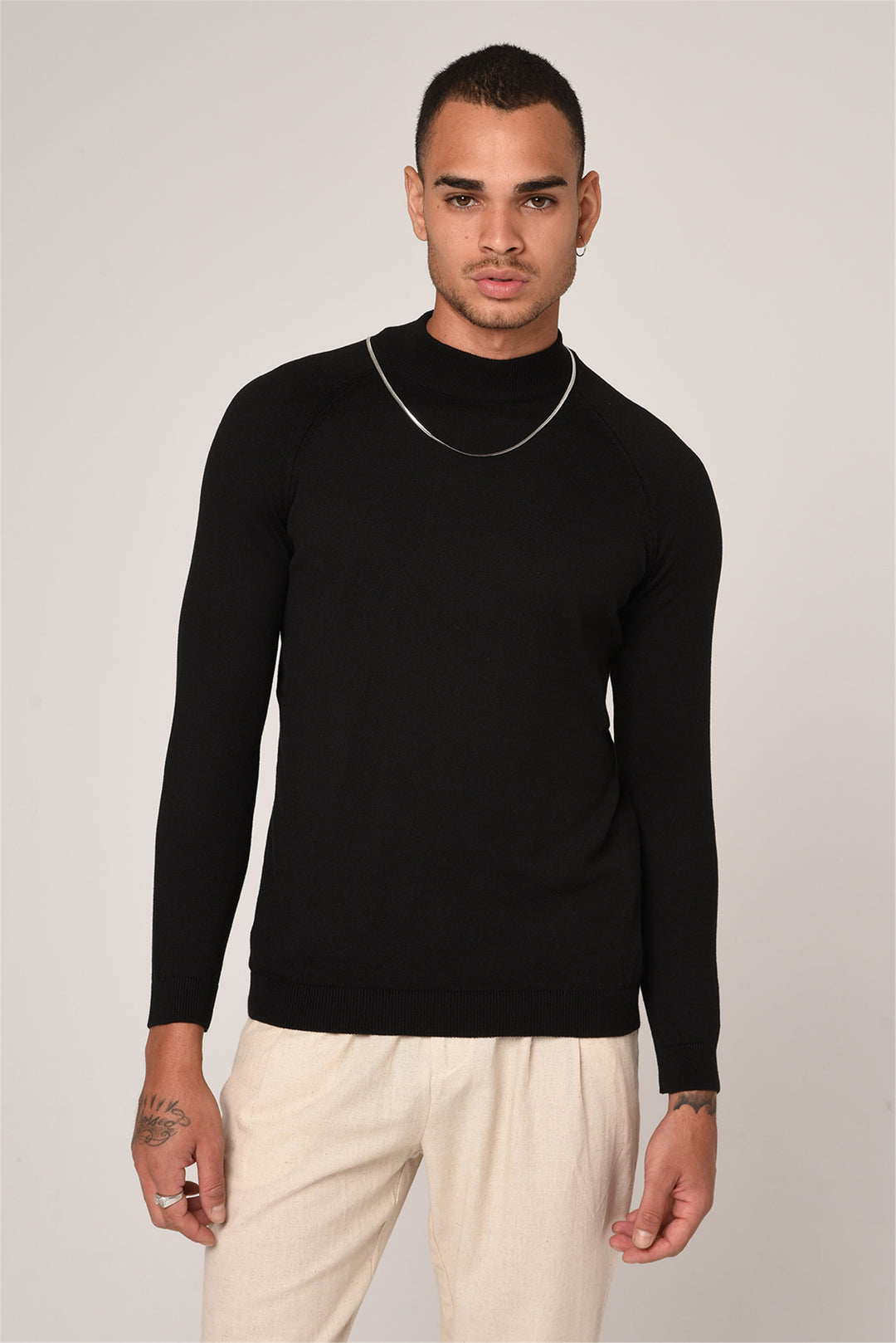 ANT Half Turtleneck Slim Fit Knitwear Sweater - San Adrián de Besós