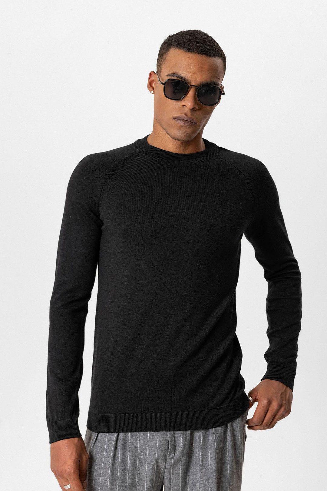 ANT Crew Neck Slim Fit Knitwear Sweater - Ivry-sur-Seine