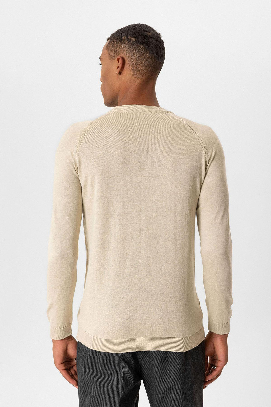 ANT Crew Neck Slim Fit Knitwear Sweater - Monopoli