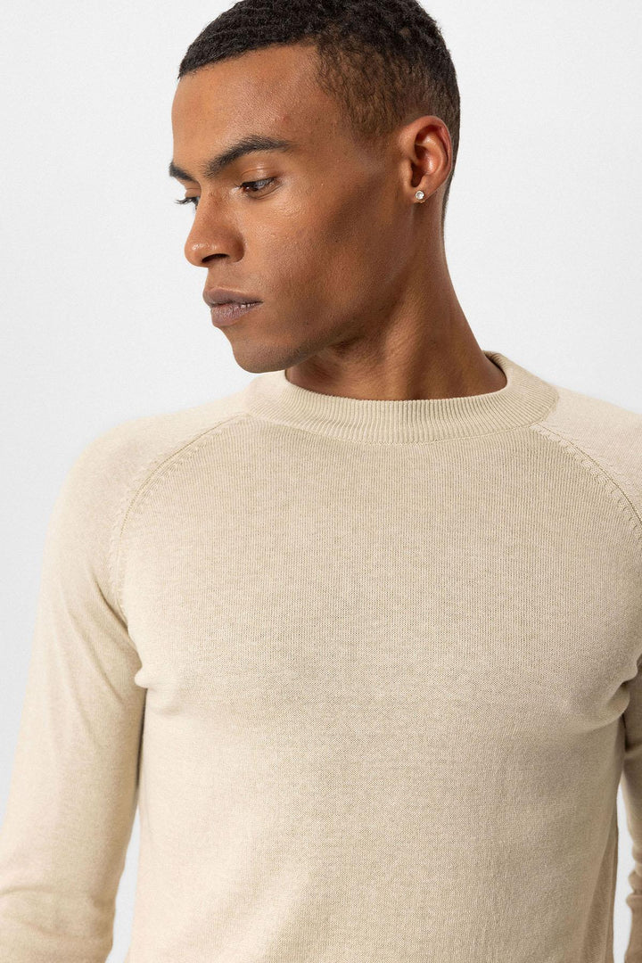 ANT Crew Neck Slim Fit Knitwear Sweater - Monopoli