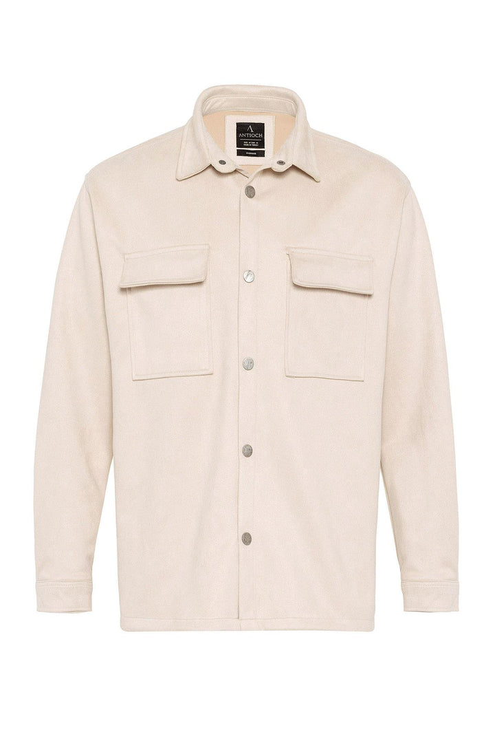 ANT Suede Regular Fit Men's Shirt with Metal Buttons - Tamuín