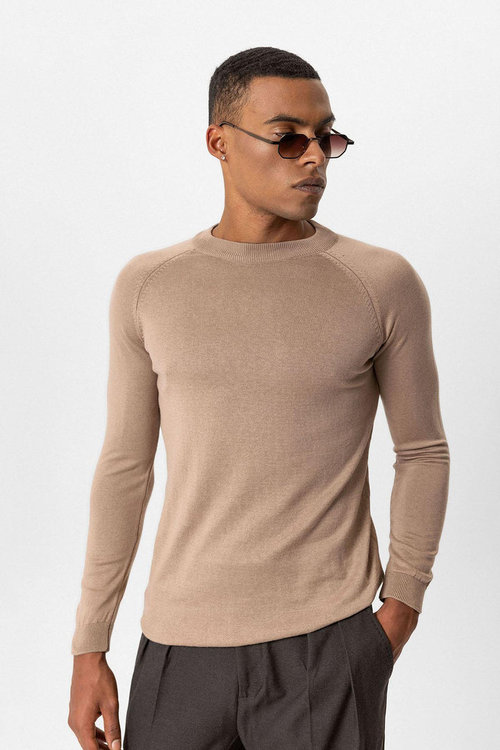 ANT Crew Neck Slim Fit Knitwear Sweater - Boryspil