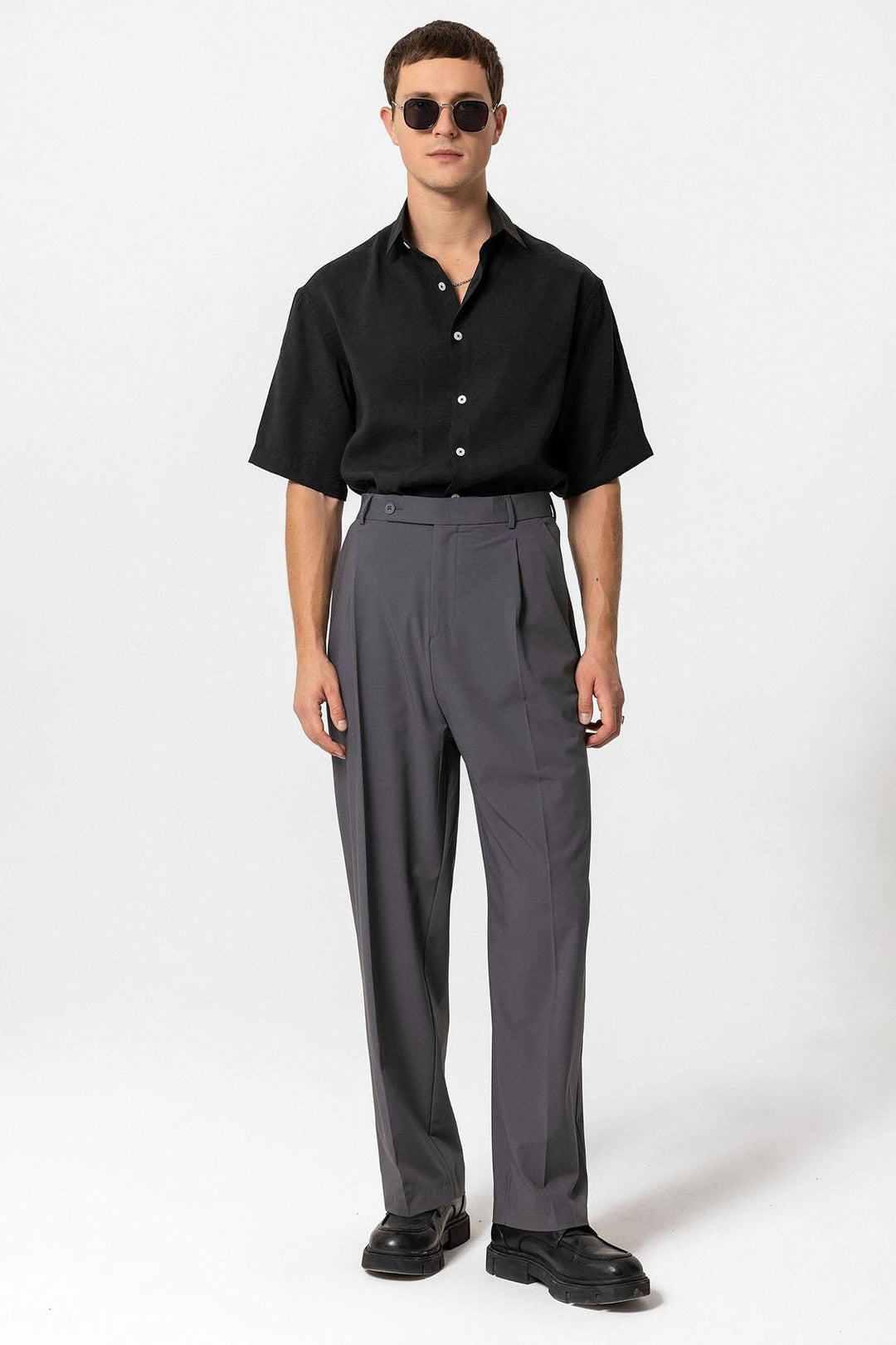 ANT Baggy High Waist Men's Fabric Pants - San Clemente