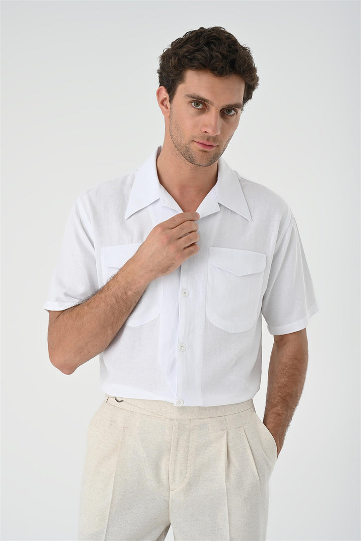 ANT Camp  Collar Pocket Detailed Men's Shirt - Sabinas