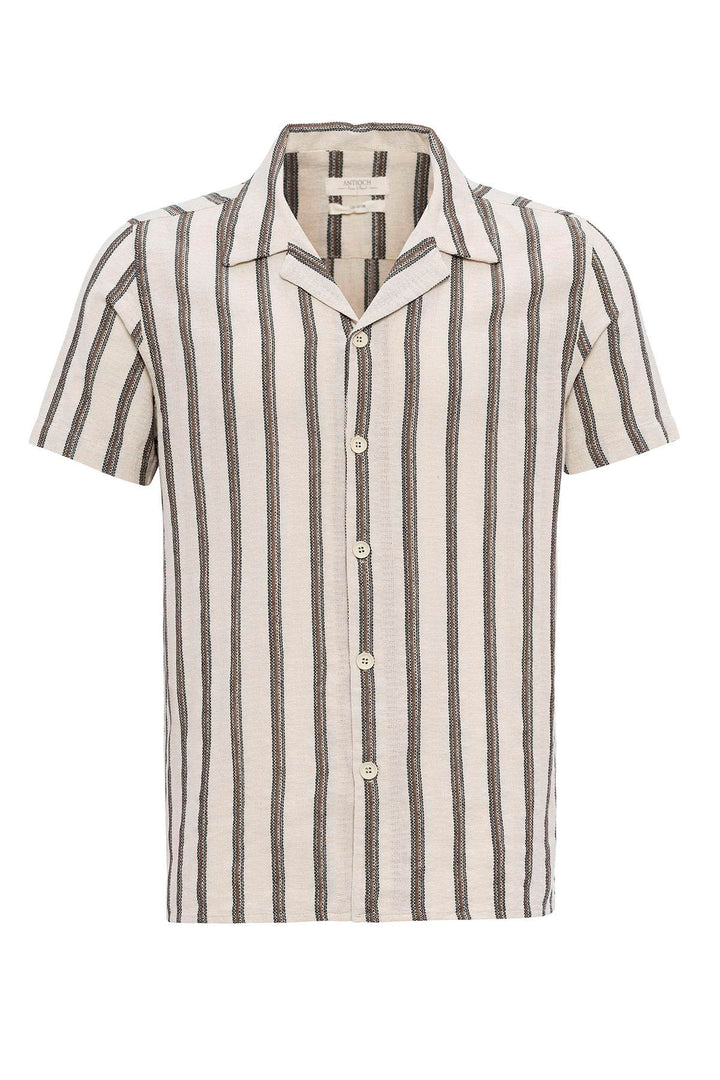 ANT Camp  Collar Striped Men's Shirt - Viseu