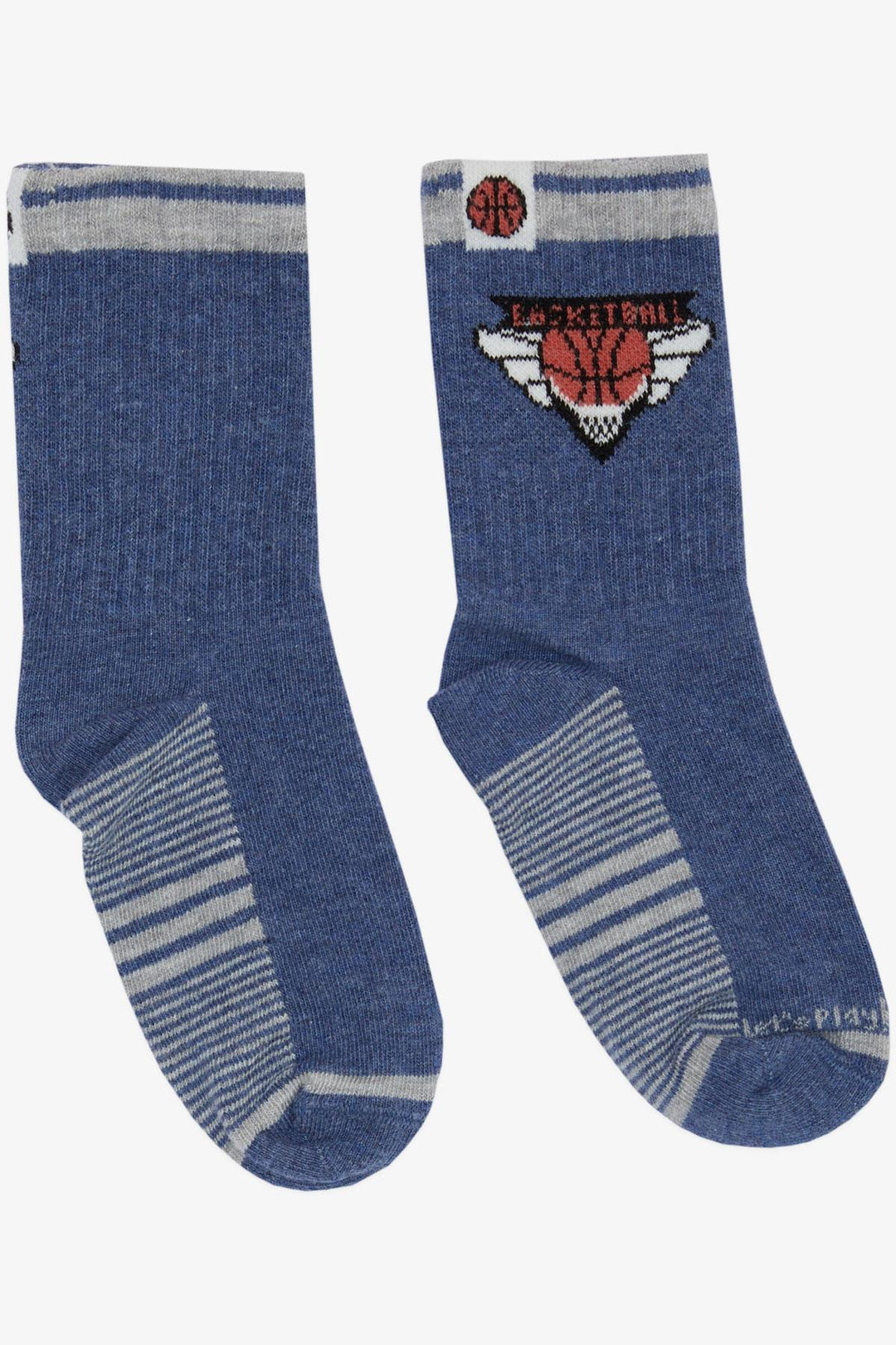 BRE Plus Boy Basketball Themed Socks for Boys 30 Years Old, Indigo - Querétaro