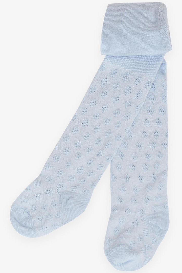 BRE Plus Baby Girl Tights Patterned 02 Months, Light Blue - Villa de Álvarez