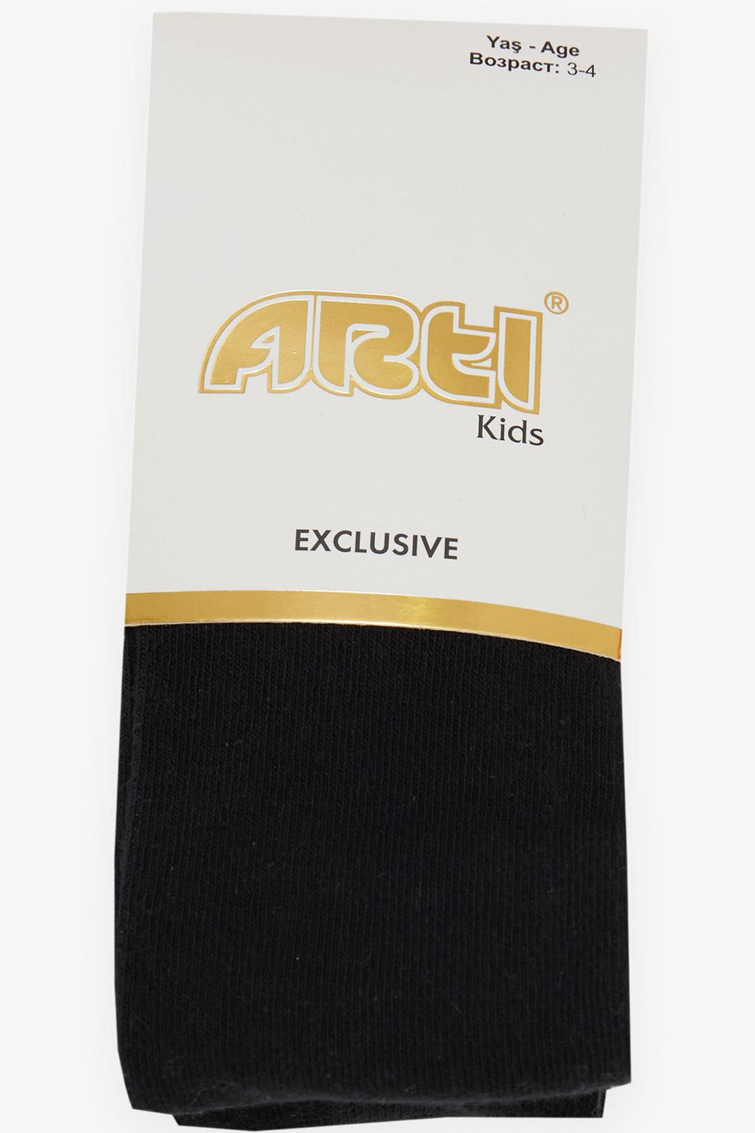 BRE Plus Girl Child Tights Basic 1-6 Years, Black - Nicolás Romero