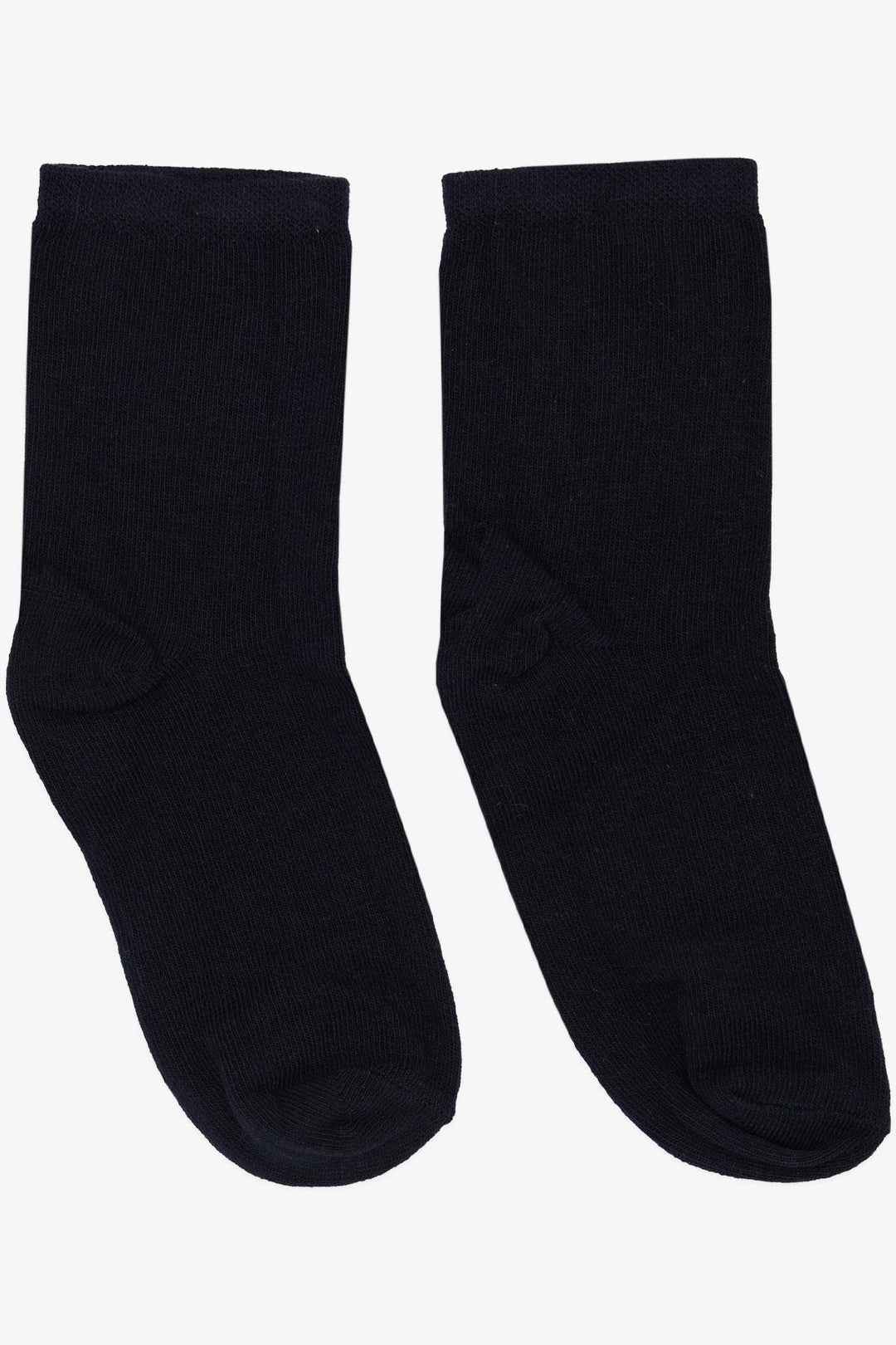 BRE Plus Girl Child Socks Basic 16 Years, Navy Blue - Boucherville