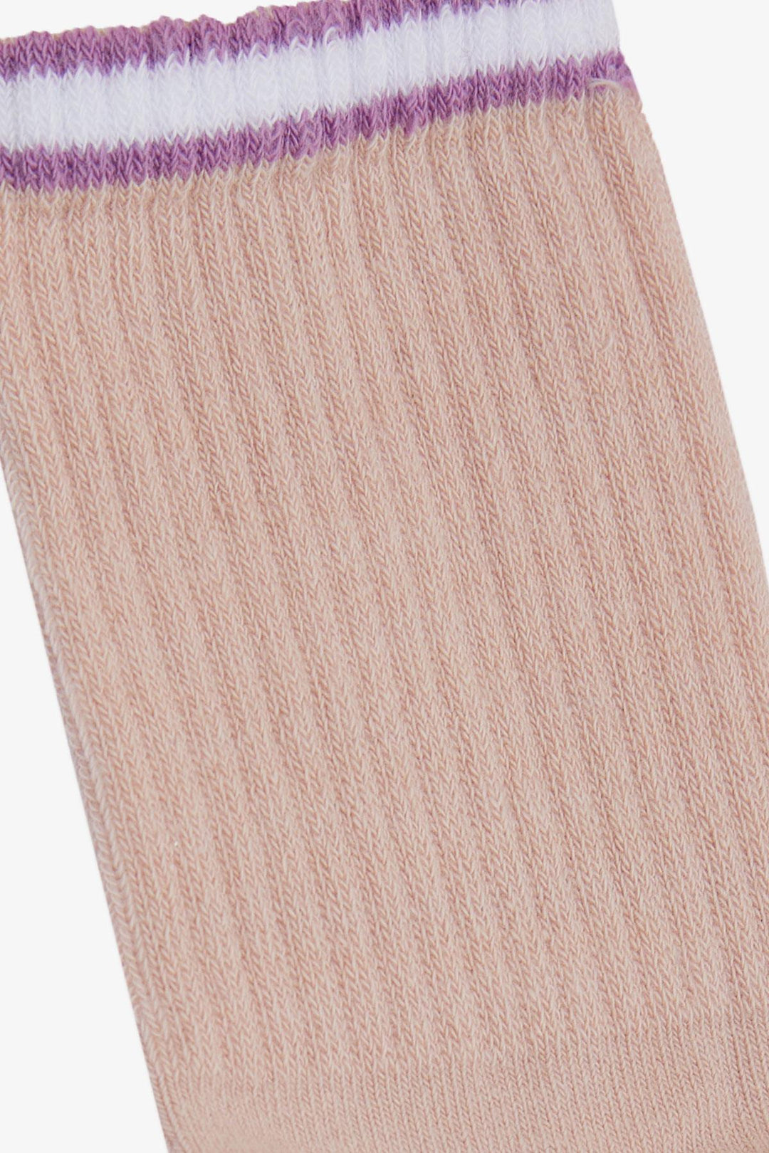 BRE Plus Girl Socks Striped 74 Years, Pink - Weymouth