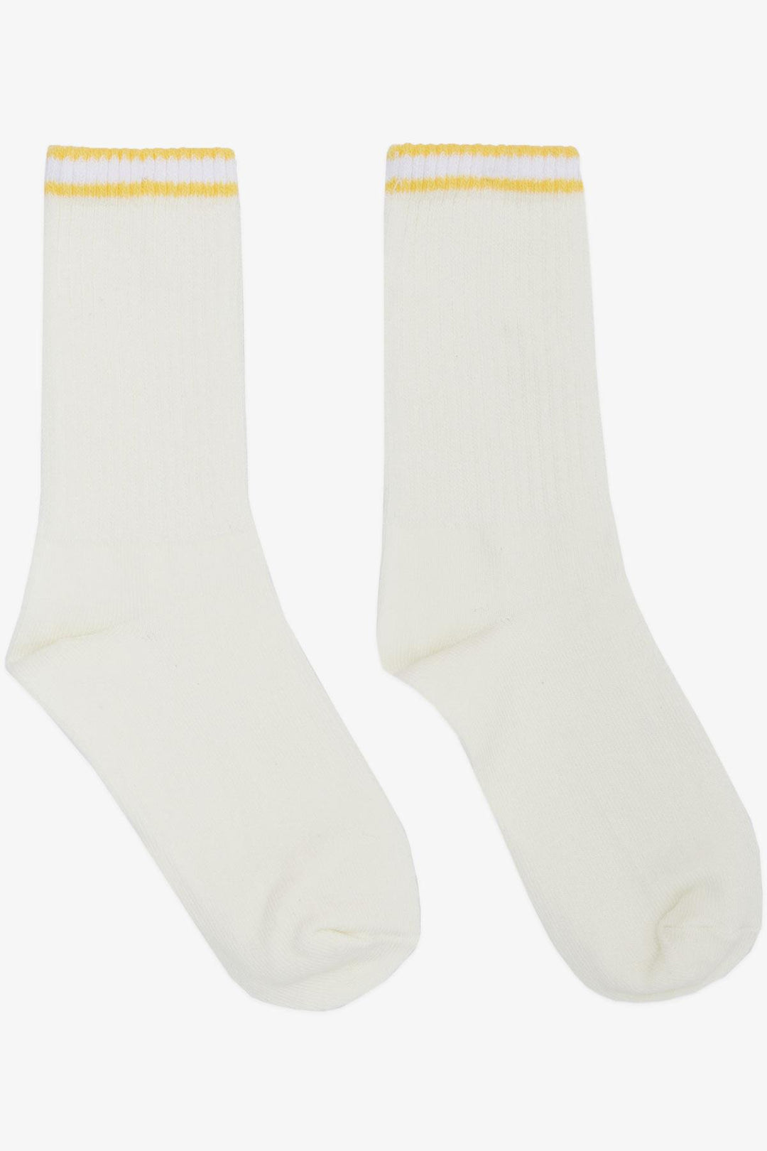 BRE Plus Girl Socks Striped 74 Years, Cream - Egg Harbor