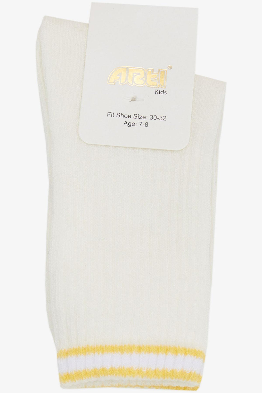 BRE Plus Girl Socks Striped 74 Years, Cream - Egg Harbor