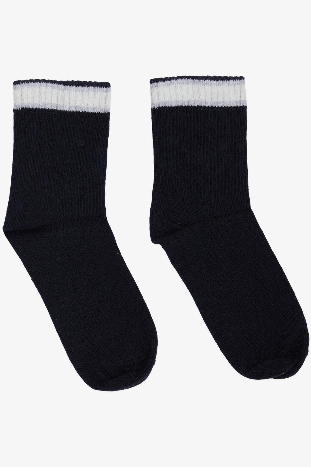 BRE Plus Girl Socks Striped 14 Years, Navy Blue - Rotterdam