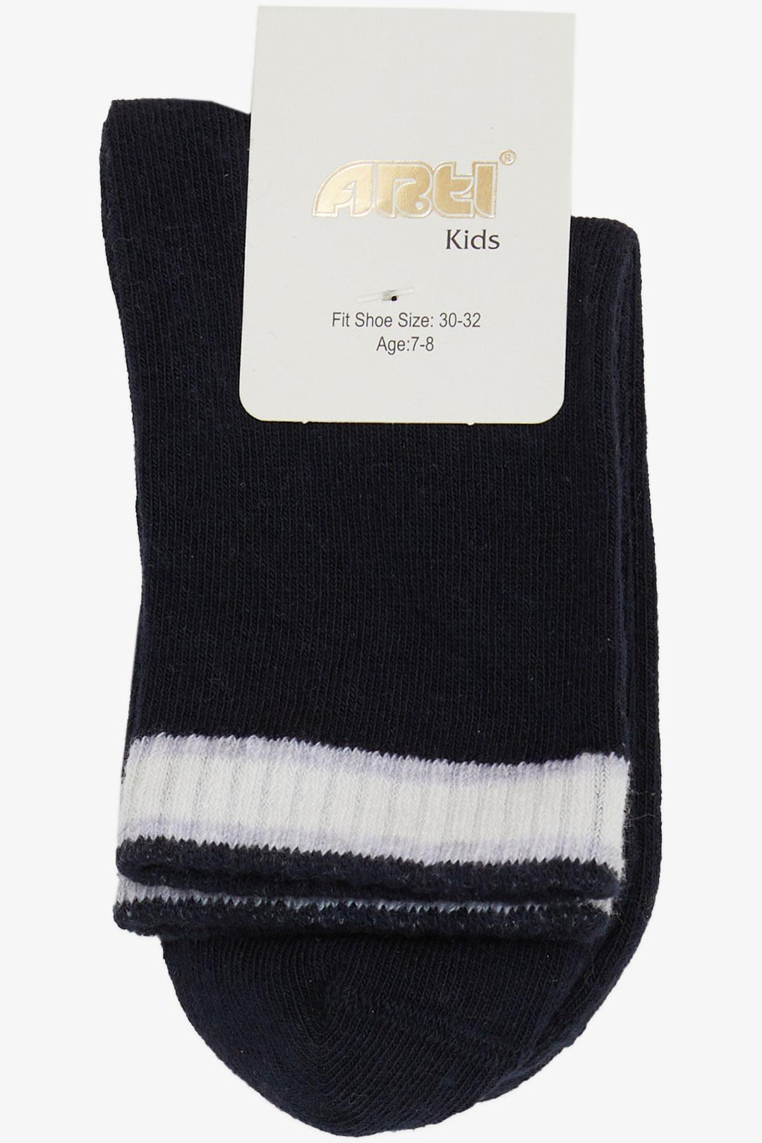 BRE Plus Girl Socks Striped 14 Years, Navy Blue - Rotterdam