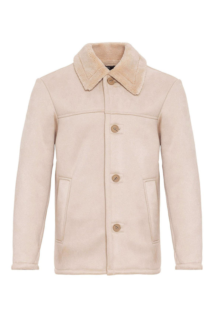 ANT Lining Detailed Suede Coat - Catanzaro