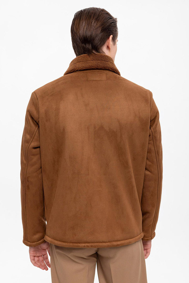 ANT Lining Detailed Suede Coat - Strasbourg