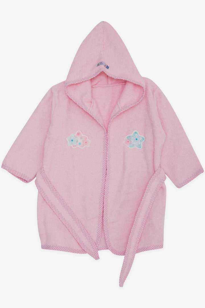 BRE Apple Child Girl Child Bathrobe with Starfish Print, 1-4 Years, Pink - Alcalá de Guadaira