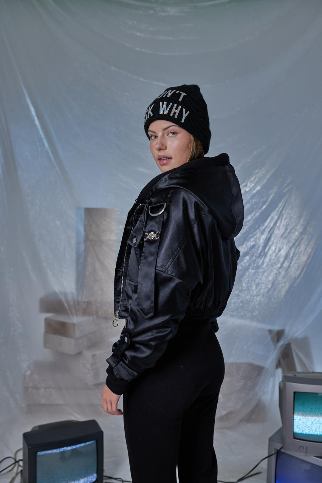 HLLY Women Fancy Jacket Black - Tallinn