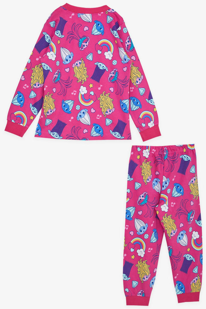 Bre Babely Girl Child Pajama установила Smurf узорной 1-4 года, Fuchsia - Toluca