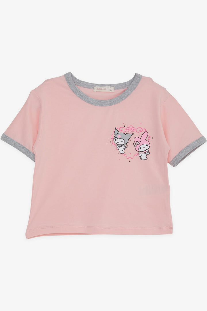 Bre Babely Girl Child Fut Fut Fort Crop Cartoon Cartoon Cartoon Cartoon Kuromi и My Melody Printed 96 лет, Pink - Yuba City