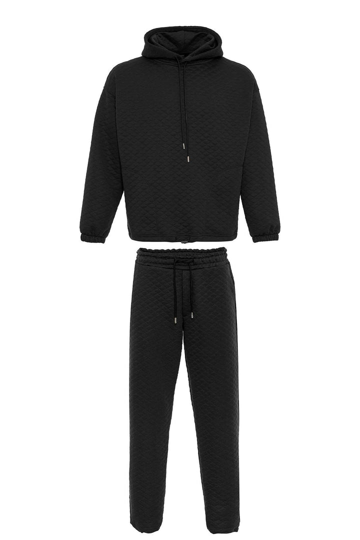 ANT Diamond Patterned Oversize Men's Tracksuit Set - Fushë Kosovë