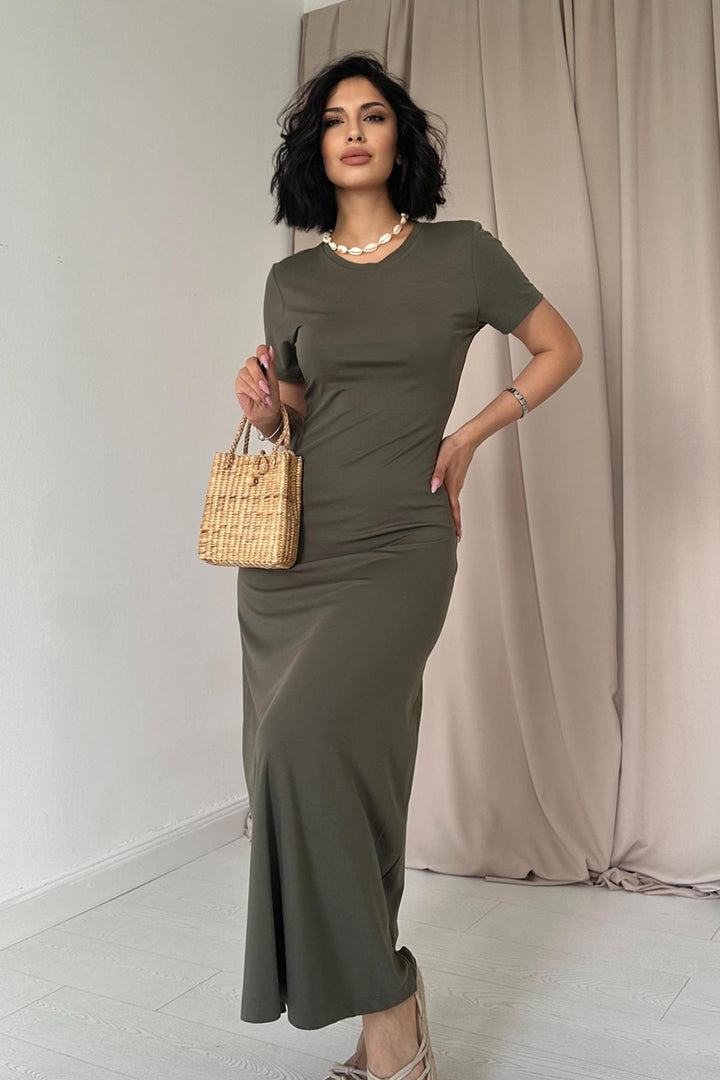 ELS Basic Dress - Khaki - Velletri